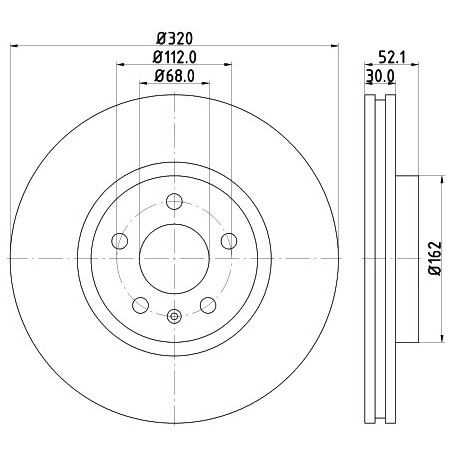 Disque de frein à l'unité...