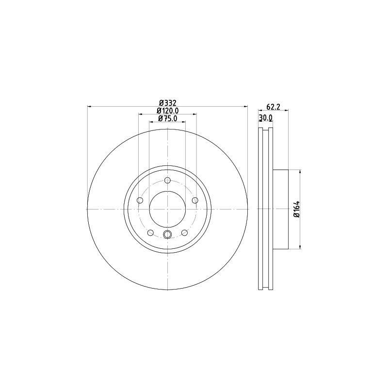 Disque de frein à l'unité MINTEX