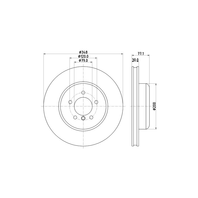 Jeu de 2 disques de frein MINTEX