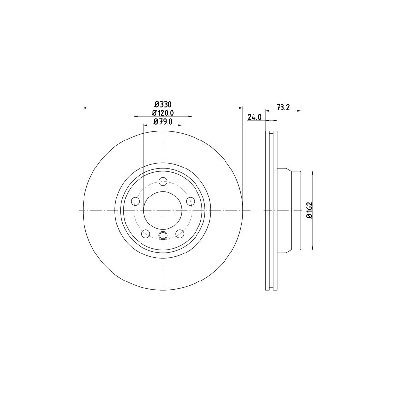 Disque de frein à l'unité MINTEX