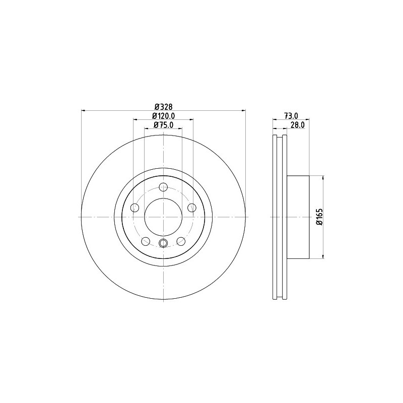 Disque de frein à l'unité MINTEX