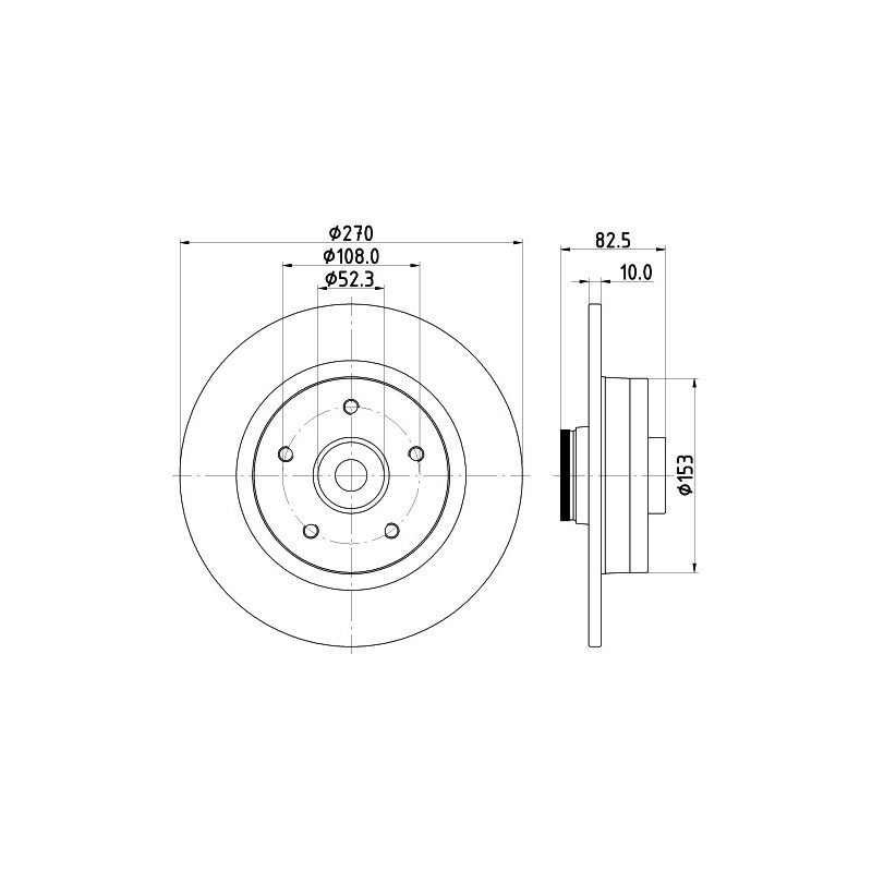 Disque de frein à l'unité MINTEX