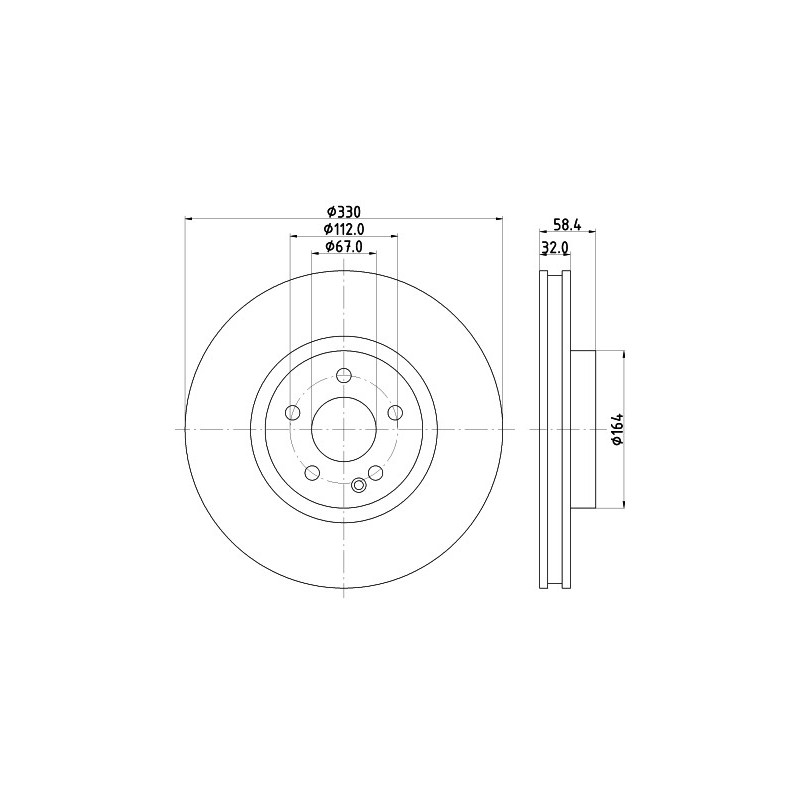 Disque de frein à l'unité MINTEX