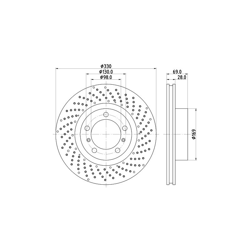 Disque de frein à l'unité MINTEX