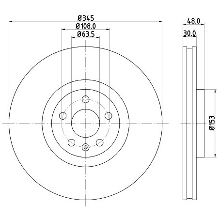 Disque de frein à l'unité...