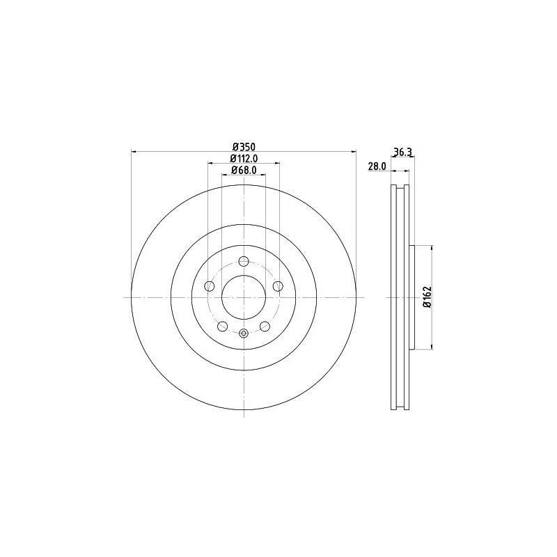 Disque de frein à l'unité MINTEX