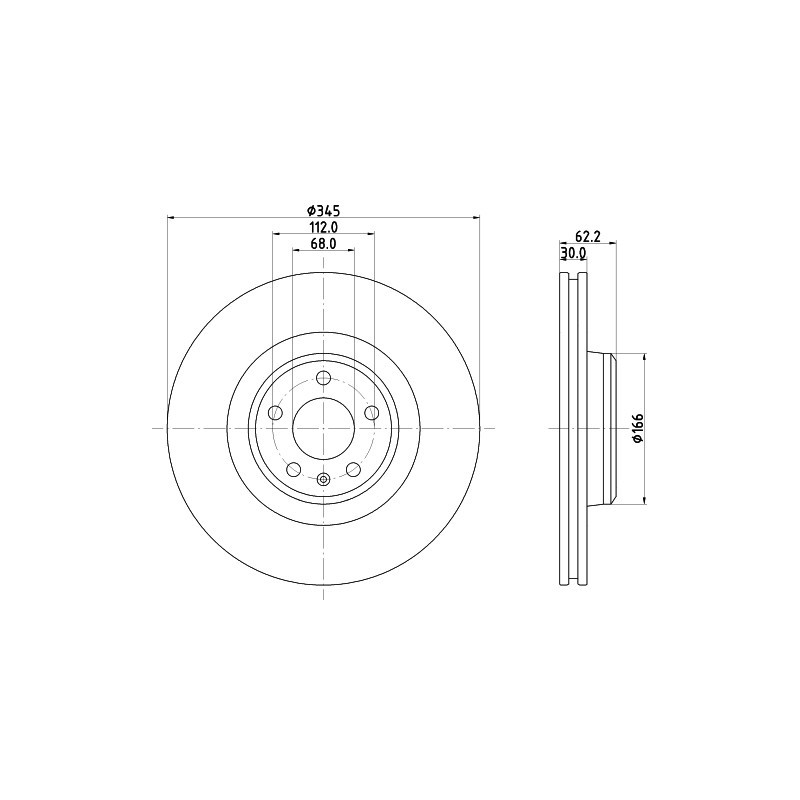 Disque de frein à l'unité MINTEX