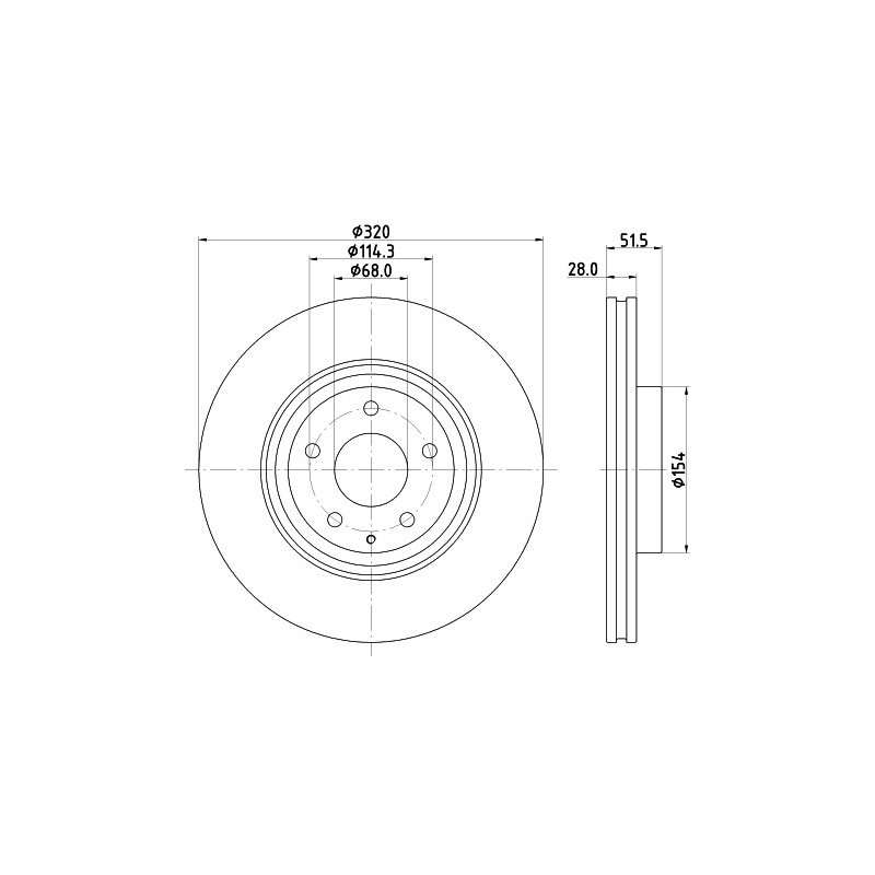 Disque de frein à l'unité MINTEX