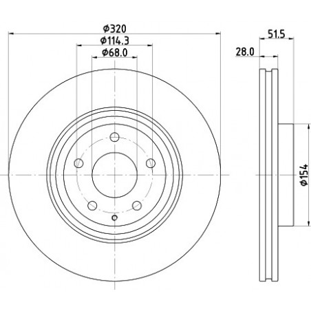 Disque de frein à l'unité...