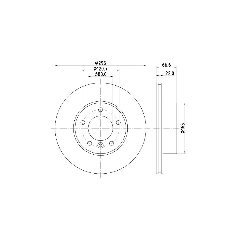 Jeu de 2 disques de frein MINTEX