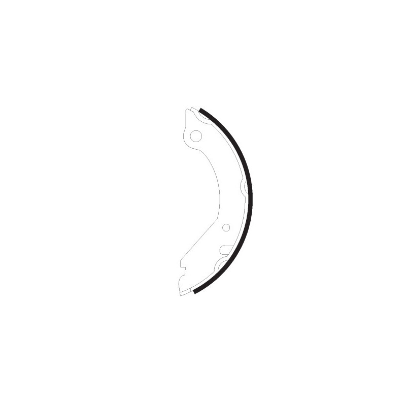 Jeu de mâchoires de frein (frein de stationnement) MINTEX