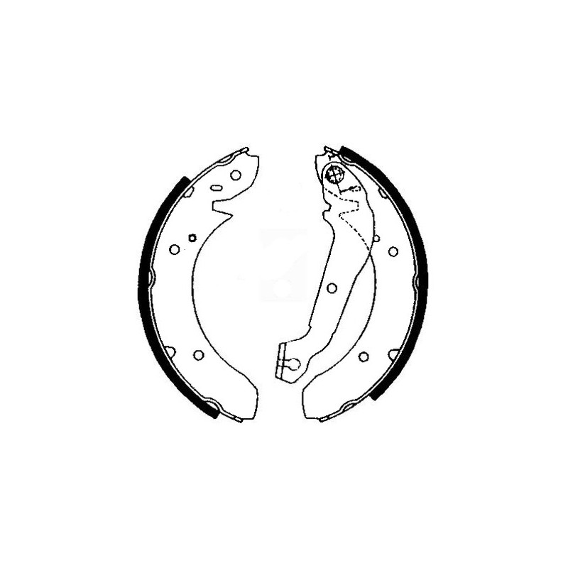 Jeu de mâchoires de frein MINTEX