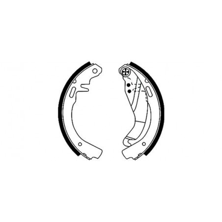 Jeu de mâchoires de frein...