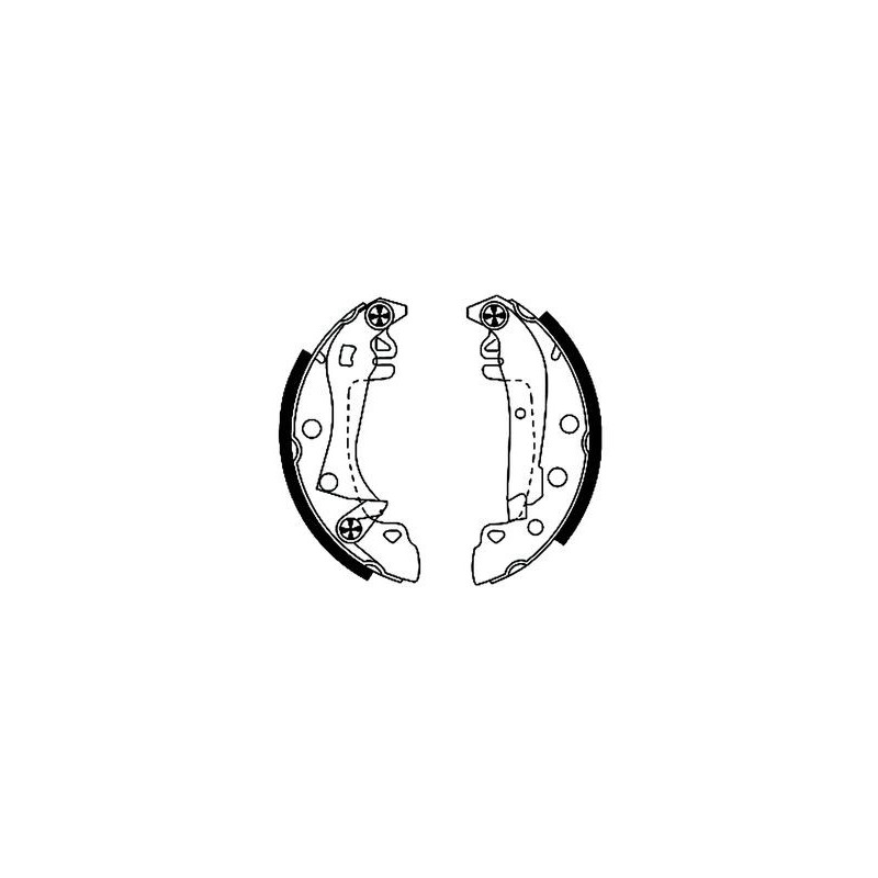 Jeu de mâchoires de frein MINTEX