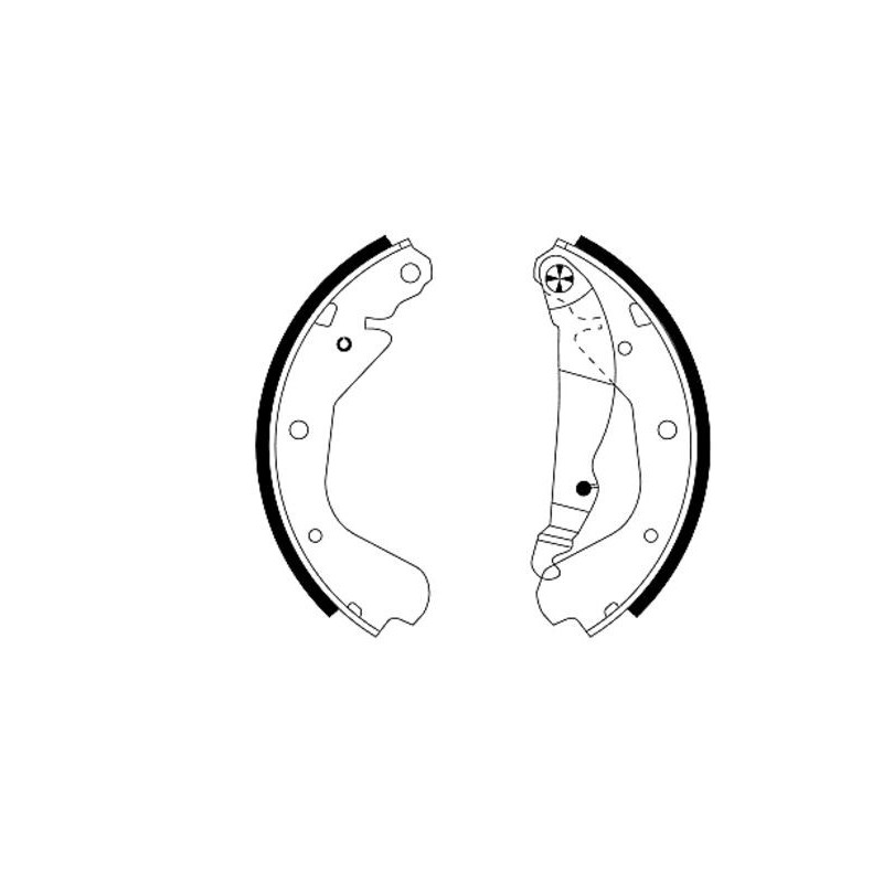 Jeu de mâchoires de frein MINTEX