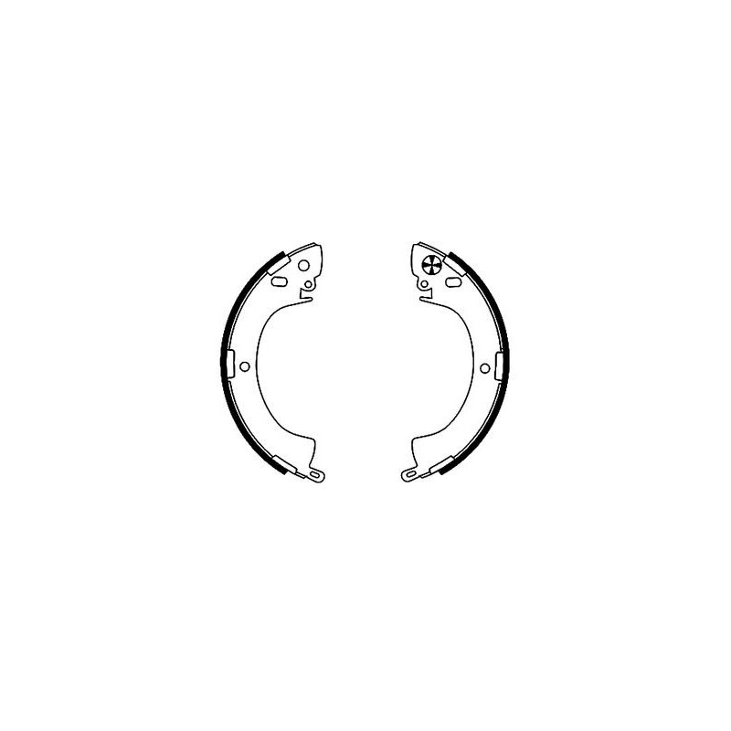 Jeu de mâchoires de frein MINTEX