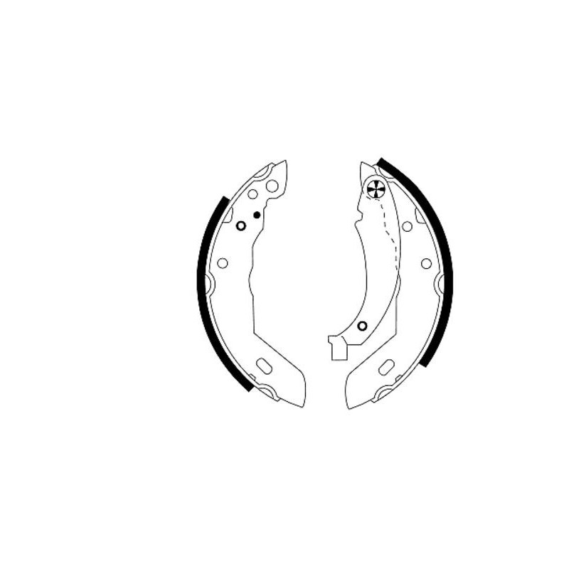 Jeu de mâchoires de frein MINTEX