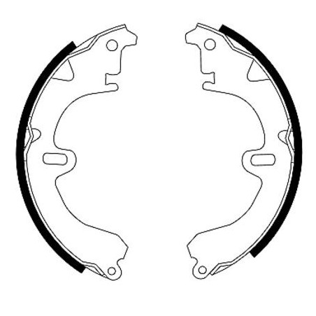 Jeu de mâchoires de frein...