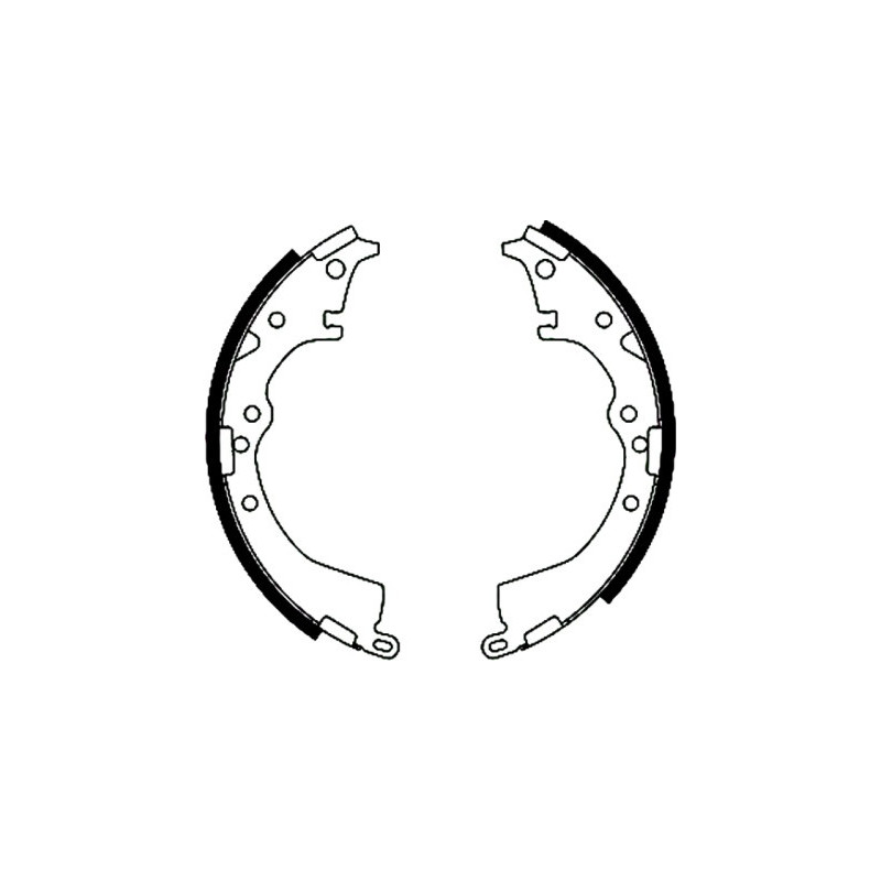 Jeu de mâchoires de frein MINTEX