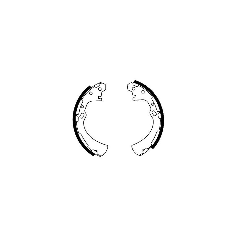 Jeu de mâchoires de frein MINTEX