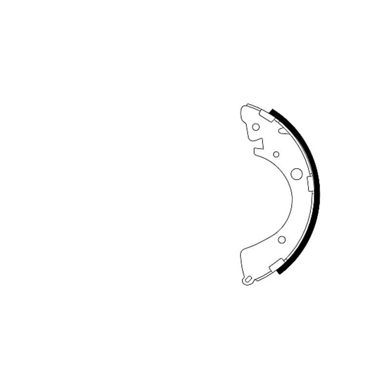 Jeu de mâchoires de frein MINTEX