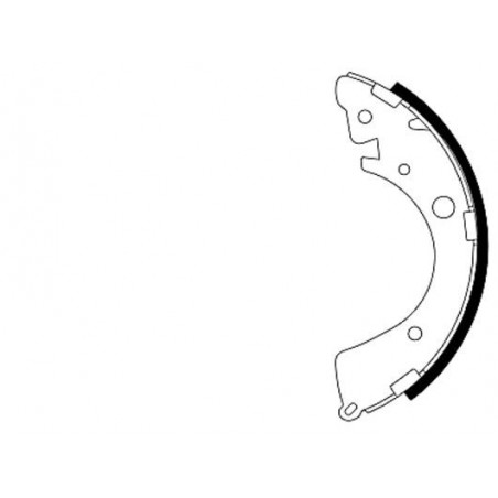 Jeu de mâchoires de frein...