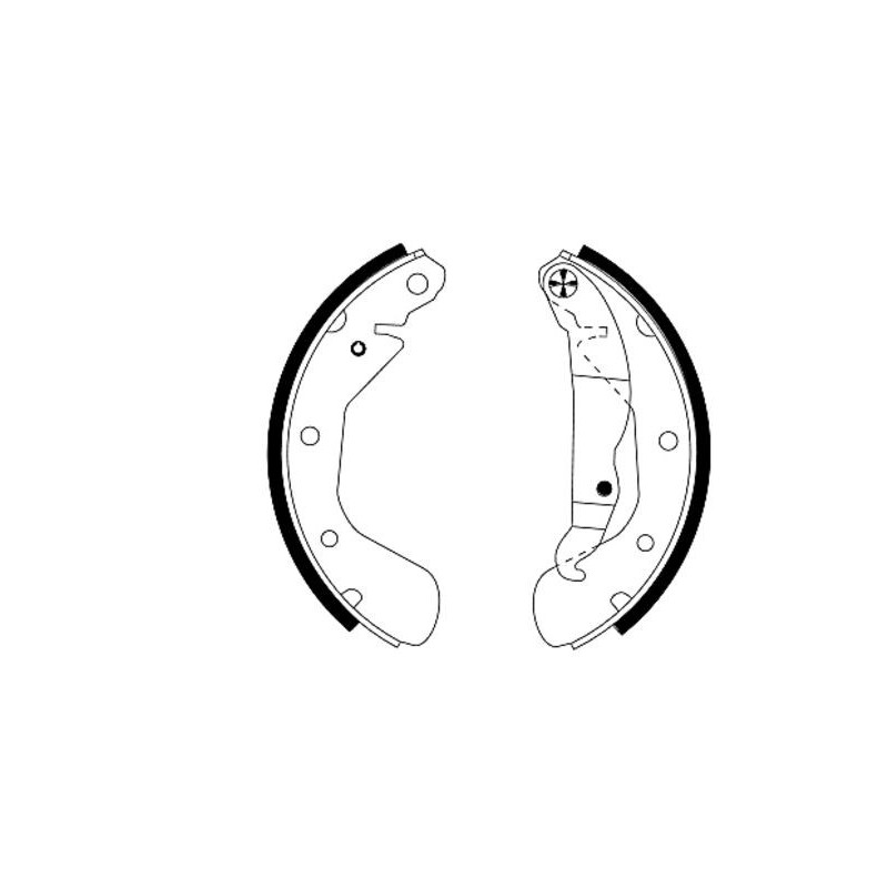 Jeu de mâchoires de frein MINTEX