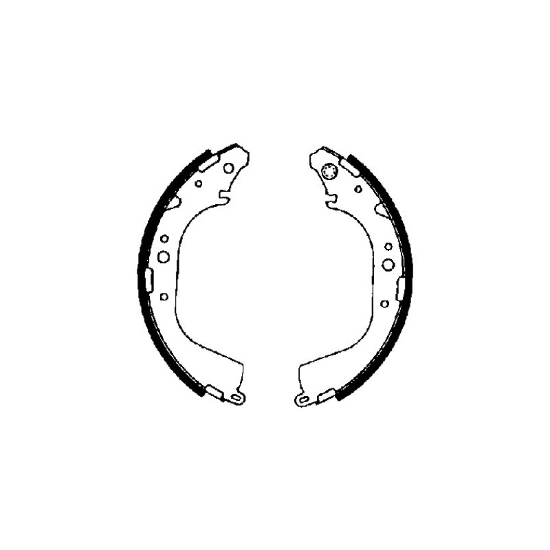 Jeu de mâchoires de frein MINTEX