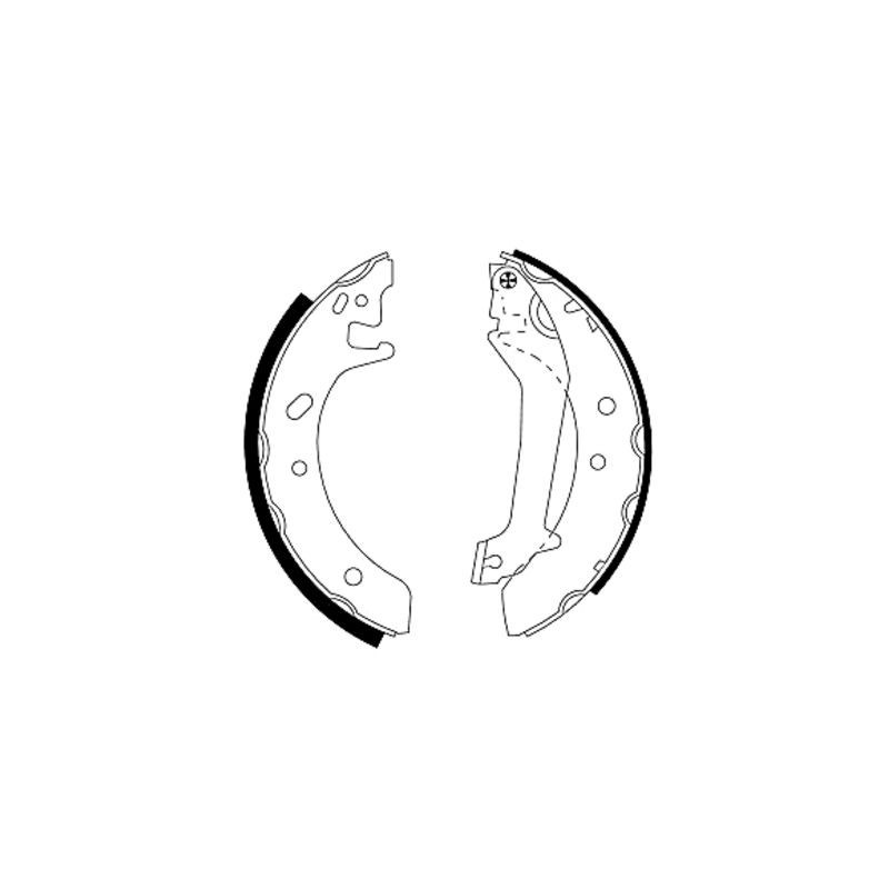 Jeu de mâchoires de frein MINTEX