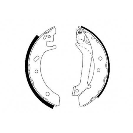 Jeu de mâchoires de frein...