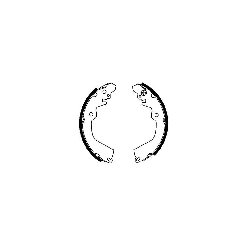 Jeu de mâchoires de frein MINTEX