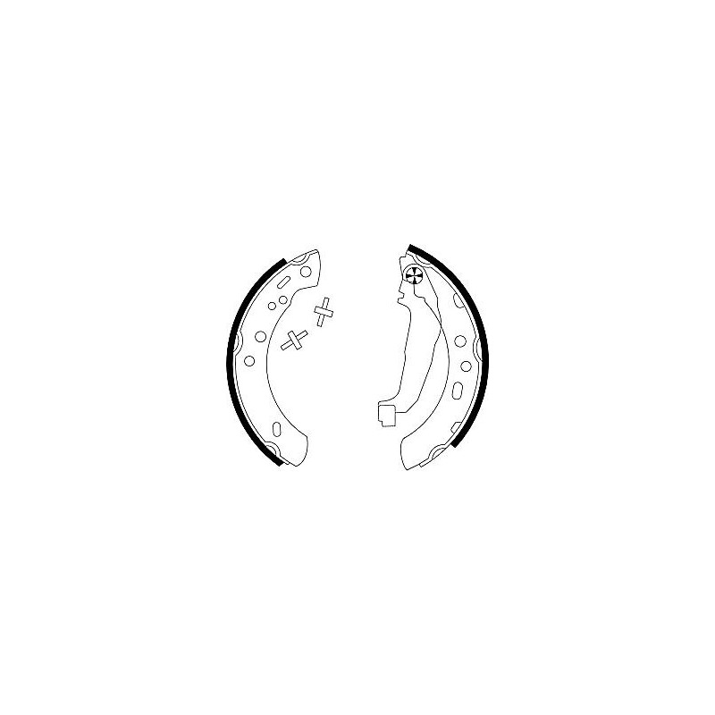 Jeu de mâchoires de frein MINTEX