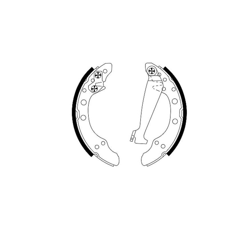 Jeu de mâchoires de frein MINTEX