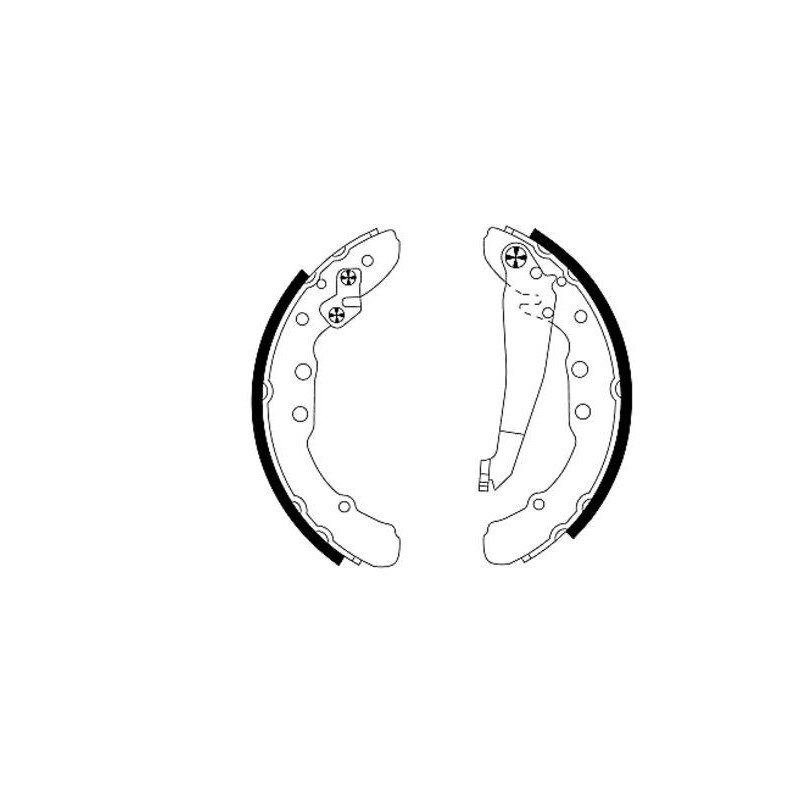 Jeu de mâchoires de frein MINTEX