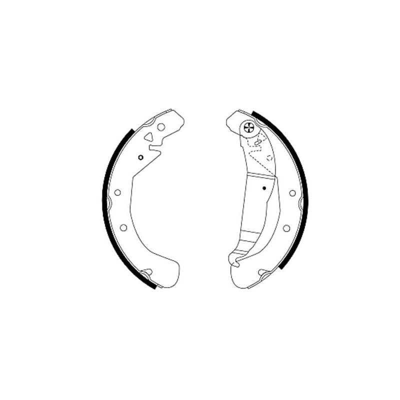 Jeu de mâchoires de frein MINTEX