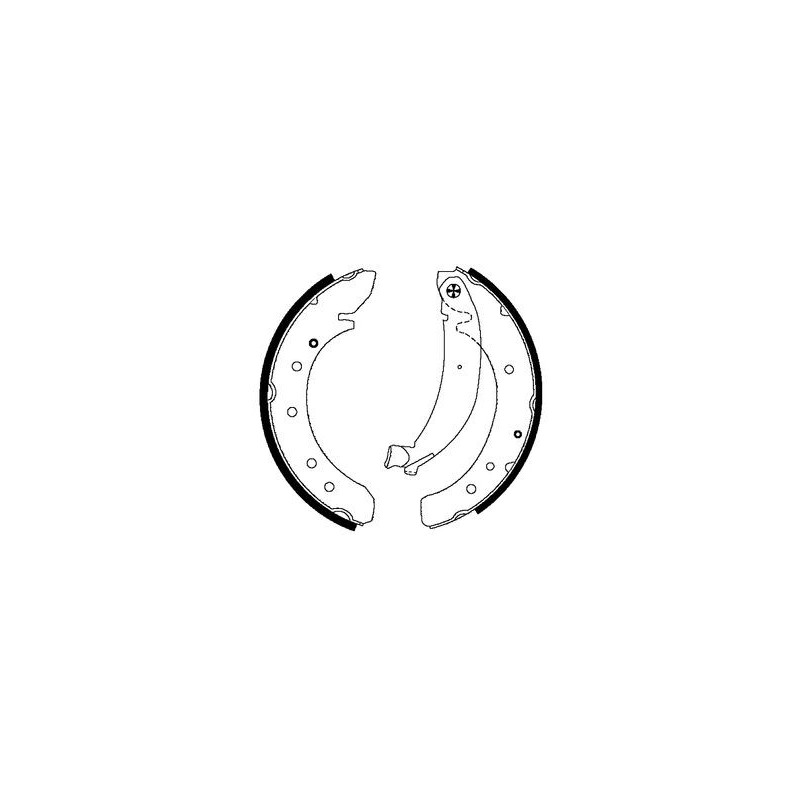 Jeu de mâchoires de frein MINTEX