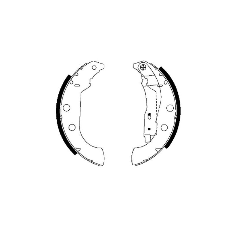 Jeu de mâchoires de frein MINTEX