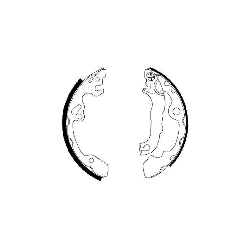 Jeu de mâchoires de frein MINTEX