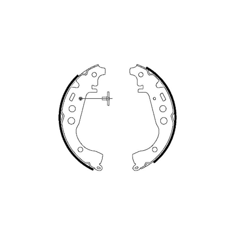 Jeu de mâchoires de frein MINTEX