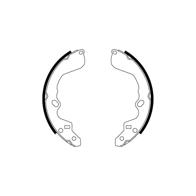 Jeu de mâchoires de frein MINTEX