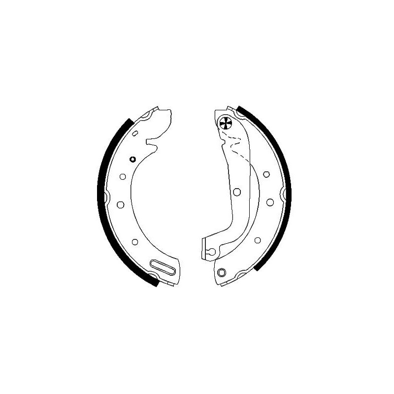 Jeu de mâchoires de frein MINTEX