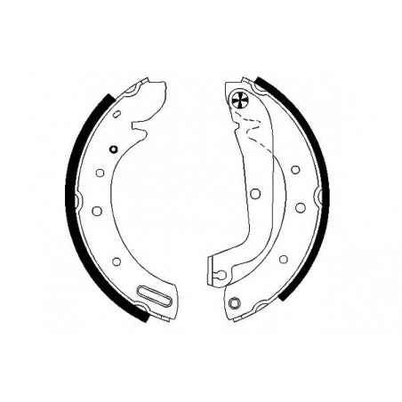 Jeu de mâchoires de frein...