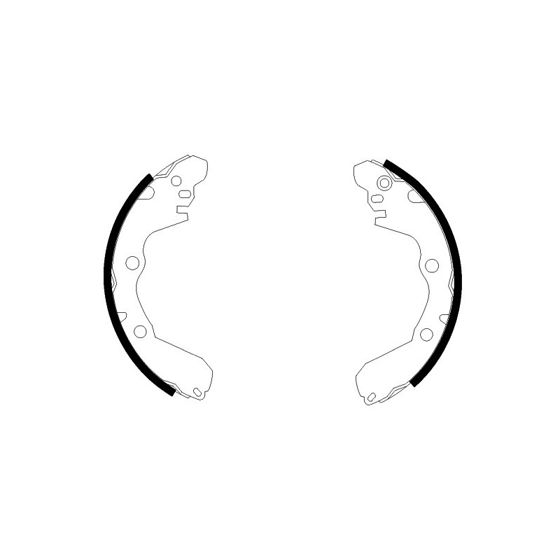 Jeu de mâchoires de frein MINTEX