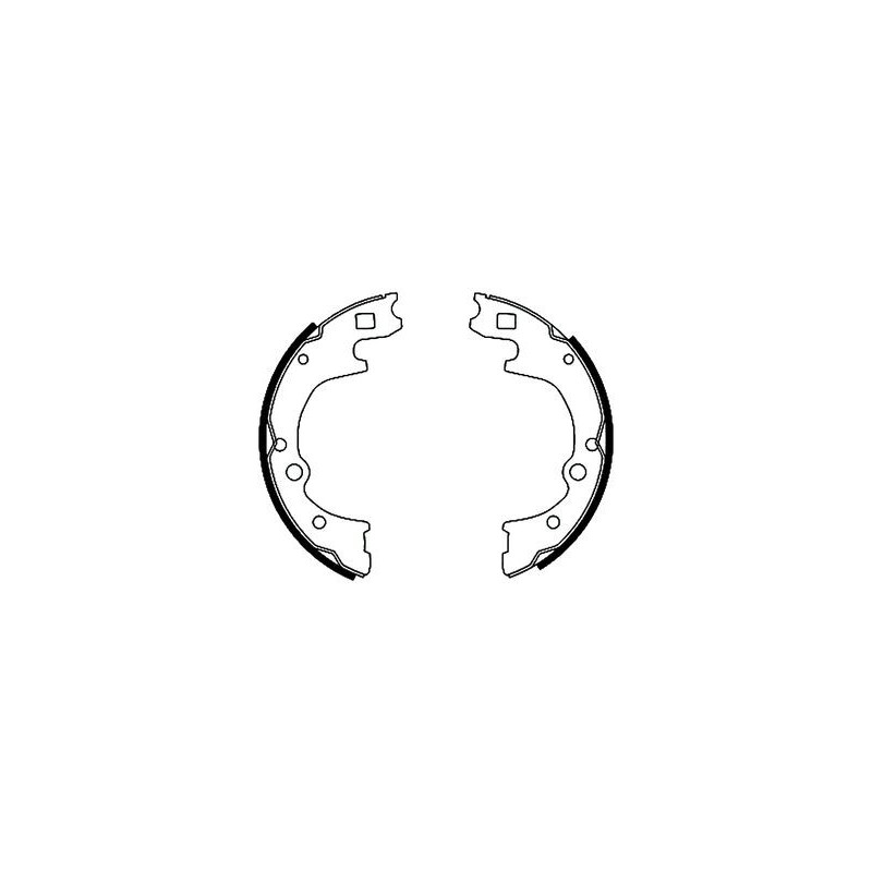 Jeu de mâchoires de frein MINTEX