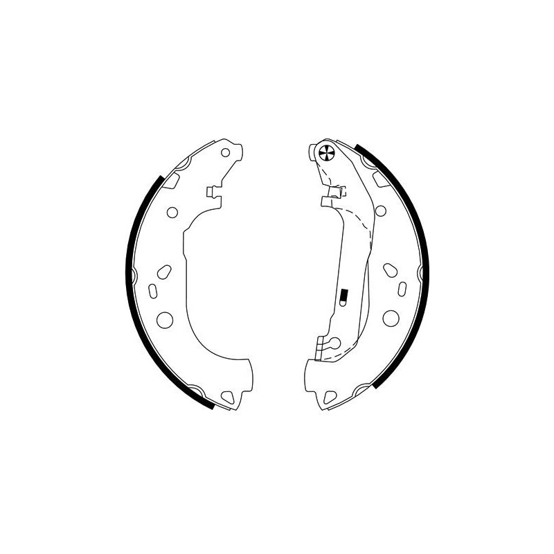 Jeu de mâchoires de frein MINTEX