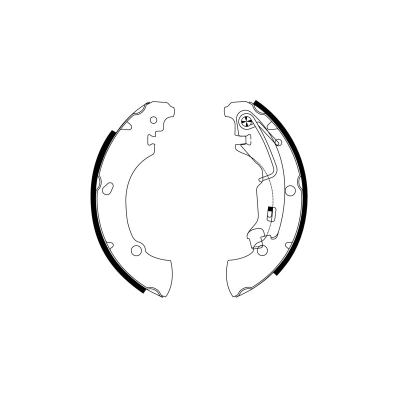 Jeu de mâchoires de frein MINTEX