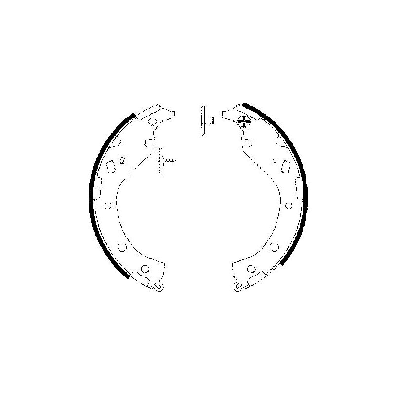 Jeu de mâchoires de frein MINTEX