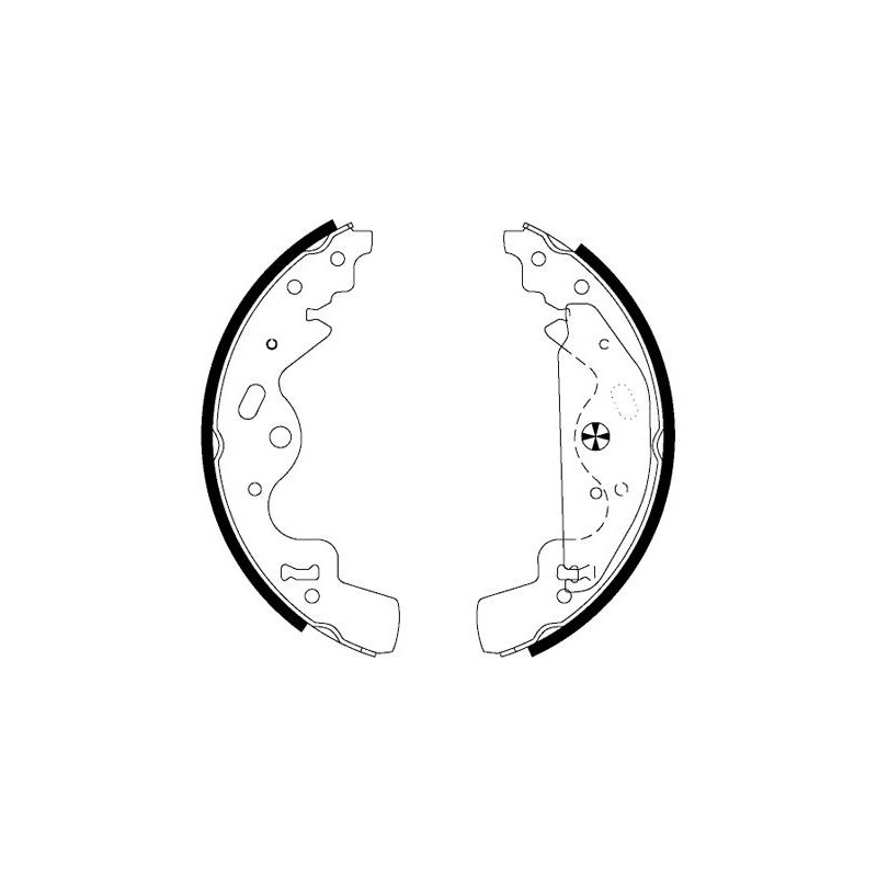 Jeu de mâchoires de frein MINTEX