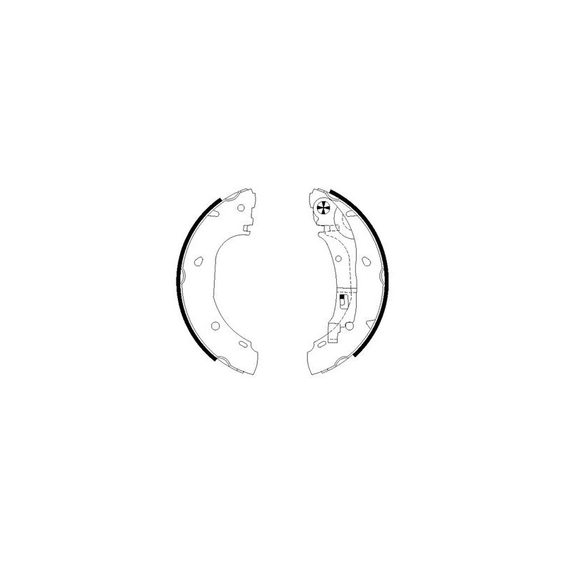 Jeu de mâchoires de frein MINTEX