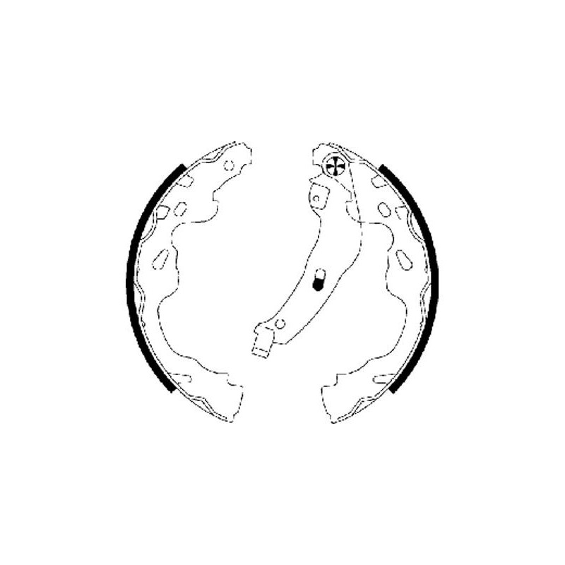 Jeu de mâchoires de frein MINTEX